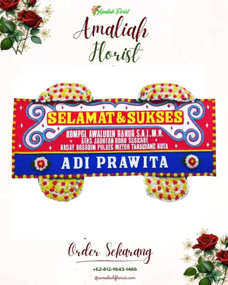 Papan Bunga Ucapan Selamat Tanjungharjo